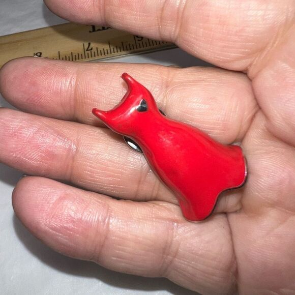 Heart Disease Awareness Red Dress Pin - Picture 4 of 7